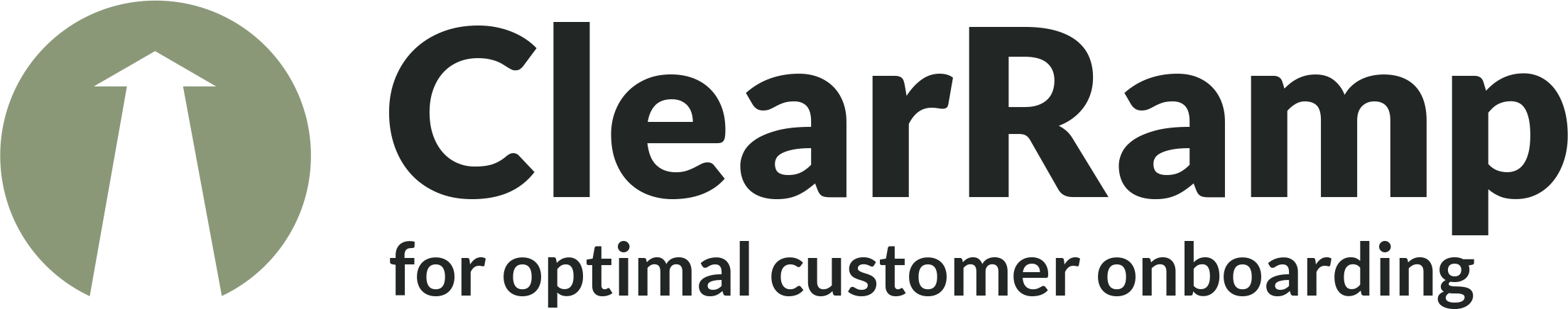 Clearramp academy logo, Link to start page
